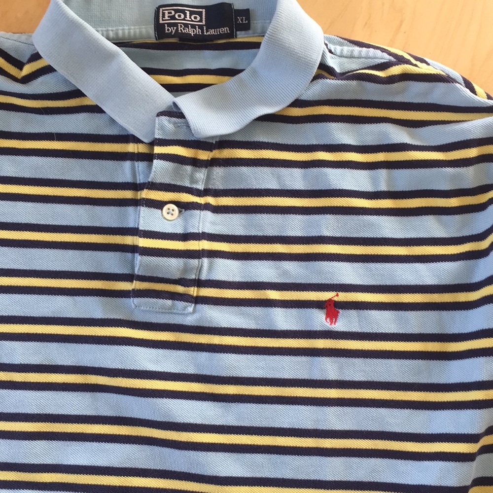 Striped polo